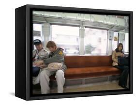 Subway, Tokyo, Japan-Christian Kober-Framed Stretched Canvas