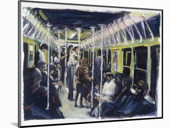 Subway-Patti Mollica-Mounted Giclee Print