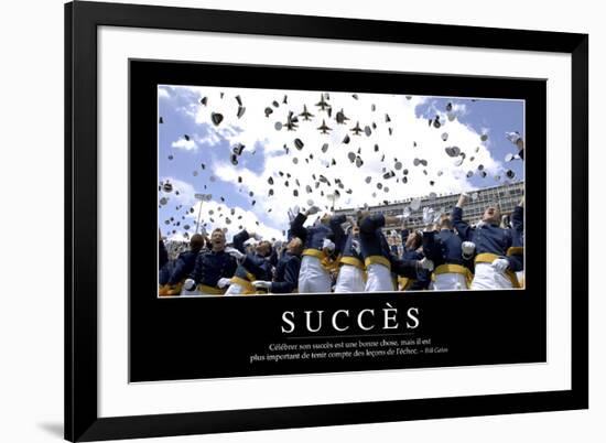 Succès: Citation Et Affiche D'Inspiration Et Motivation-null-Framed Photographic Print