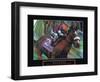 Success - Horse Race Jockey-Bill Hall-Framed Art Print