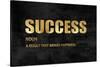 Success in Gold-Jamie MacDowell-Stretched Canvas