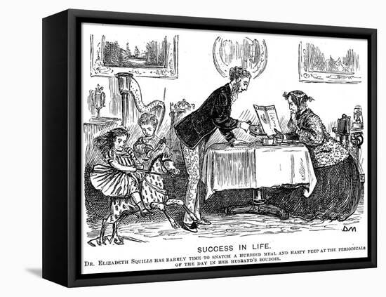 Success in Life, 1867-George Du Maurier-Framed Stretched Canvas