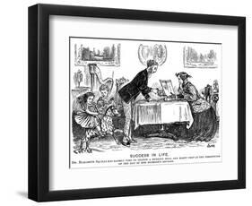 Success in Life, 1867-George Du Maurier-Framed Giclee Print