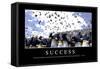 Success: Inspirational Quote and Motivational Poster-null-Framed Stretched Canvas