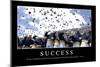 Success: Inspirational Quote and Motivational Poster-null-Mounted Premium Photographic Print