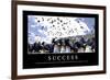 Success: Inspirational Quote and Motivational Poster-null-Framed Photographic Print