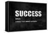Success on Black-Jamie MacDowell-Framed Stretched Canvas
