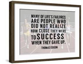 Success - runners-Sports Mania-Framed Art Print