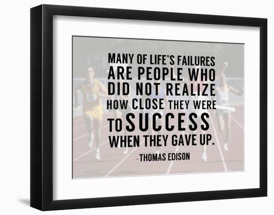 Success - runners-Sports Mania-Framed Art Print