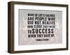 Success - runners-Sports Mania-Framed Art Print