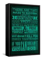 Success Set Green-Lorand Okos-Framed Stretched Canvas