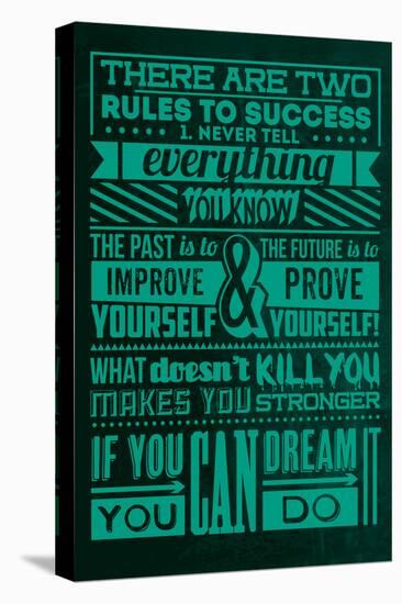 Success Set Green-Lorand Okos-Stretched Canvas