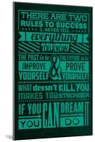 Success Set Green-Lorand Okos-Mounted Art Print