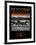 Success-null-Framed Art Print