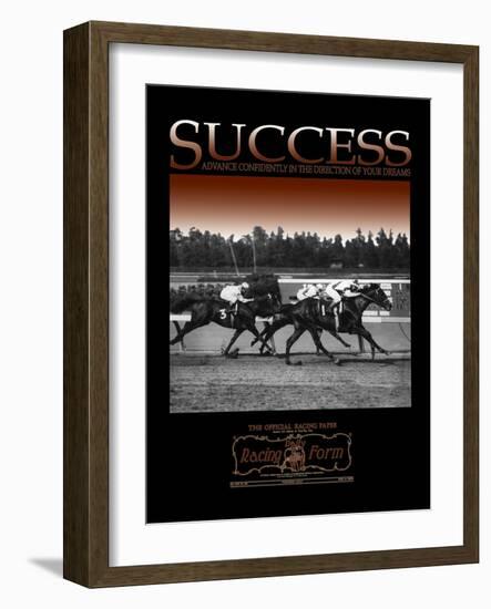 Success-null-Framed Art Print