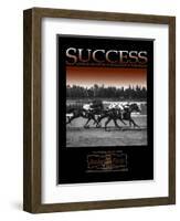 Success-null-Framed Art Print