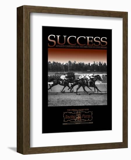 Success-null-Framed Art Print