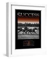 Success-null-Framed Art Print