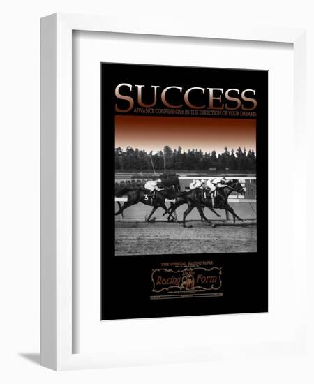 Success-null-Framed Art Print