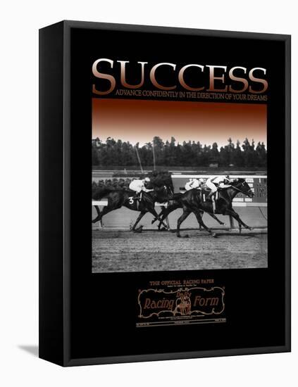 Success-null-Framed Stretched Canvas