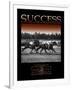 Success-null-Framed Art Print