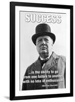 Success-null-Framed Art Print