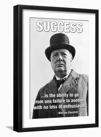 Success-null-Framed Art Print