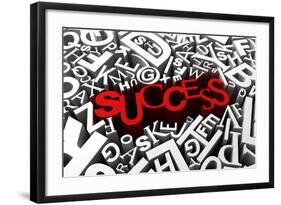 Success-badboo-Framed Art Print