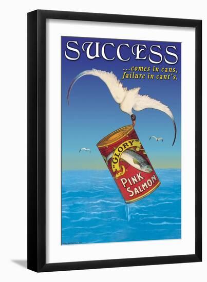 Success-null-Framed Art Print