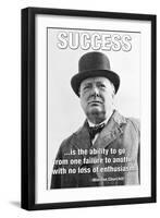 Success-null-Framed Art Print