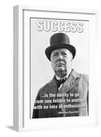 Success-null-Framed Art Print