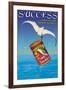 Success-null-Framed Art Print