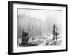 Successful Dear Hunt Near Deadwood Photograph - Deadwood, SD-Lantern Press-Framed Art Print