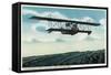 Successful Practice Flight over a Aviation Field-Lantern Press-Framed Stretched Canvas