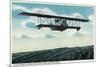 Successful Practice Flight over a Aviation Field-Lantern Press-Mounted Premium Giclee Print