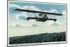 Successful Practice Flight over a Aviation Field-Lantern Press-Mounted Art Print