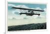 Successful Practice Flight over a Aviation Field-Lantern Press-Framed Art Print