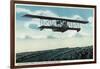 Successful Practice Flight over a Aviation Field-Lantern Press-Framed Art Print