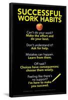 Successful Work Habits-Gerard Aflague Collection-Framed Poster