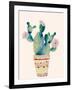 Succulant H-Boho Hue Studio-Framed Art Print