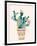 Succulant H-Boho Hue Studio-Framed Art Print