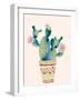 Succulant H-Boho Hue Studio-Framed Art Print