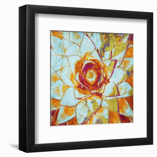 Succulent Blossom-null-Framed Art Print