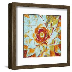 Succulent Blossom-null-Framed Art Print