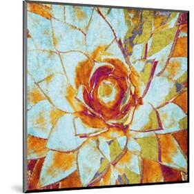 Succulent Blossom-null-Mounted Art Print