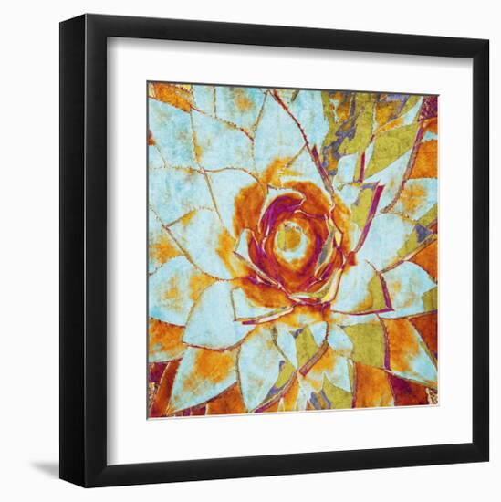 Succulent Blossom-null-Framed Art Print