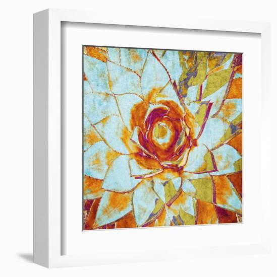 Succulent Blossom-null-Framed Art Print