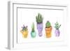 Succulent Display II-Rebekah Ewer-Framed Premium Giclee Print