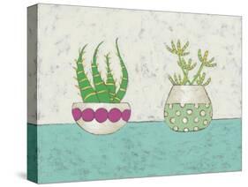 Succulent Duo I-Chariklia Zarris-Stretched Canvas