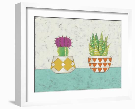 Succulent Duo II-Chariklia Zarris-Framed Art Print